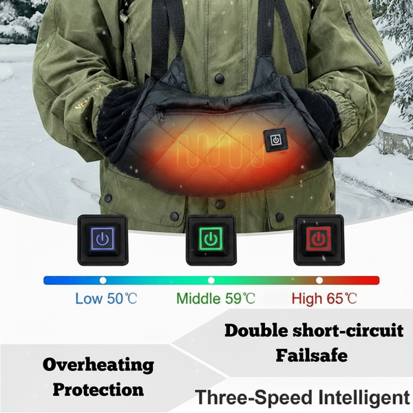 TikeoKeo ThermoCave™ Heated Hand Muff USB