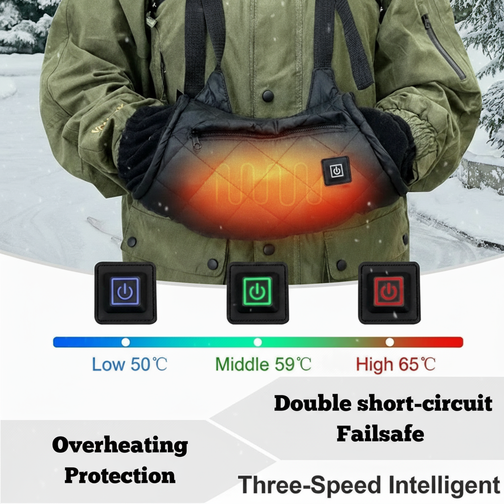 TikeoKeo ThermoCave™ Heated Hand Muff USB