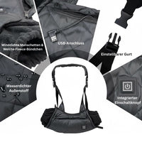 Premium Heated Hand Muff USB Powered With Belt